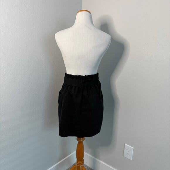 Zara TRF Elegant Black Belted‎ Skirt - Medium - Picture 2 of 6
